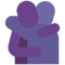 People Hugging emoji on Microsoft